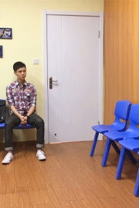 黄老师在声乐工作室上课